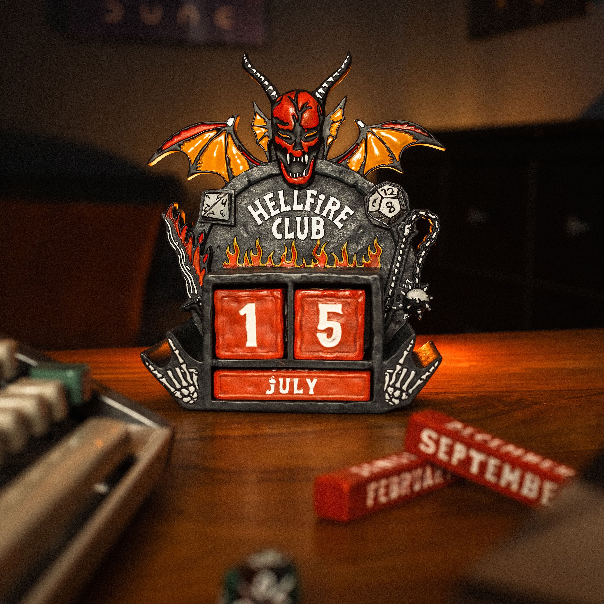 Zdjęcie produktu Stranger Things - Hellfire Club 3D kalendarz wieczny