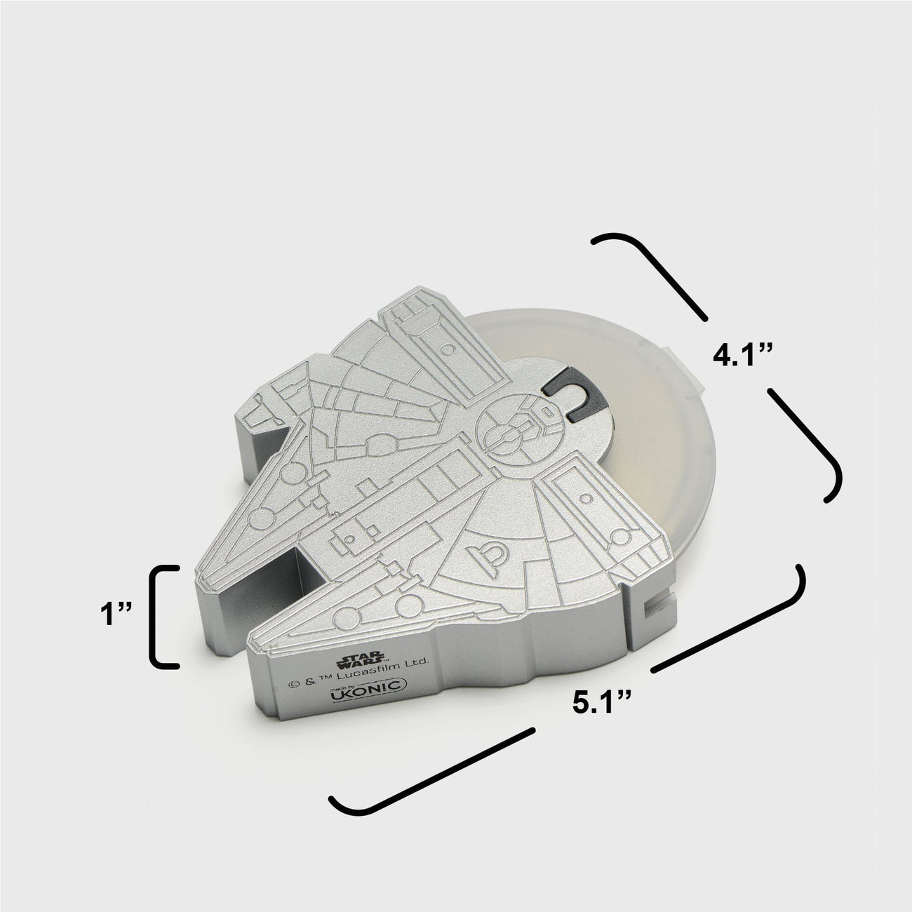 Zdjęcie produktu Nóż do pizzy Millennium Falcon - Star Wars