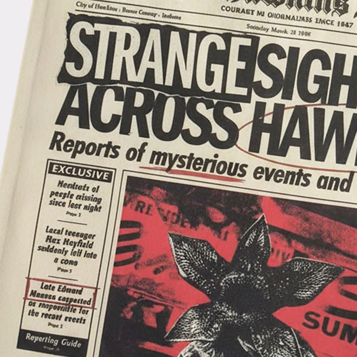 Zdjęcie produktu Stranger Things - Strange Sightings torba bawełniana