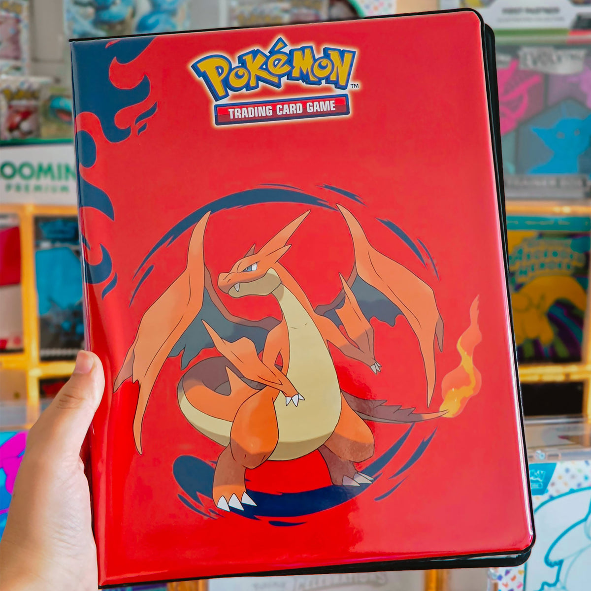 Zdjęcie produktu Pokémon - Mega Charizard X i Mega Charizard Y album na karty kolekcjonerskie