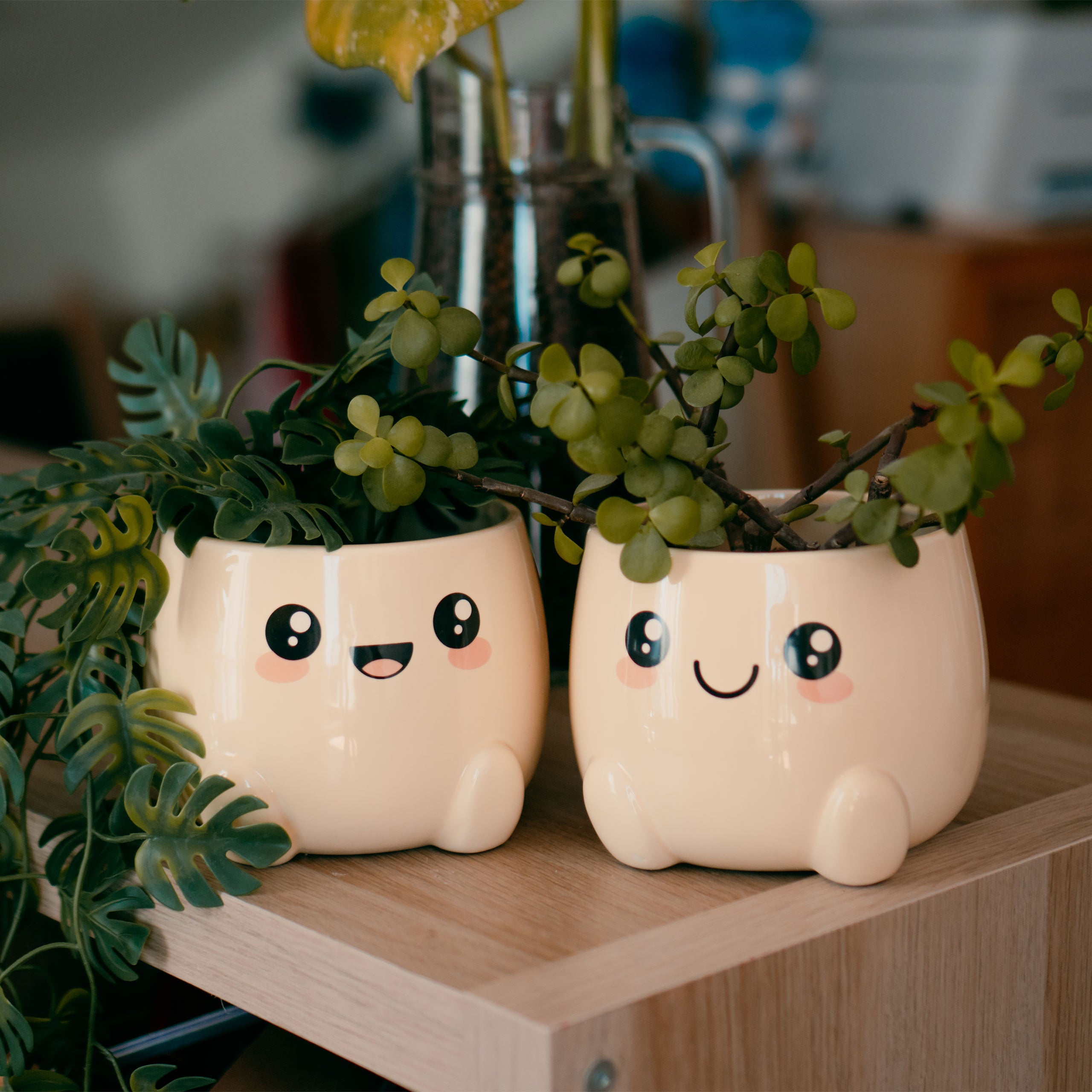 Zdjęcie produktu Chibi Chow Doniczki Zestaw 2 sztuki