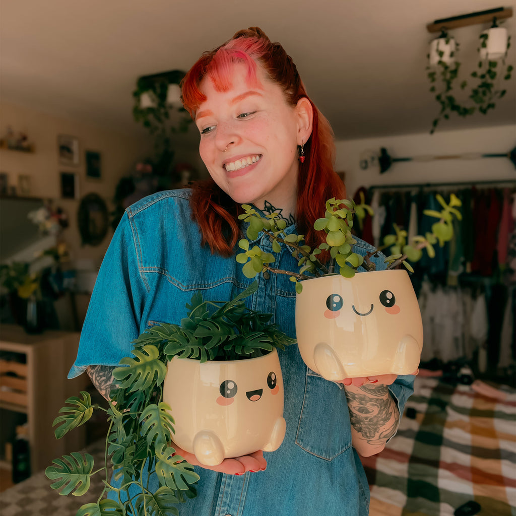 Zdjęcie produktu Chibi Chow Doniczki Zestaw 2 sztuki