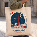 Zdjęcie produktu Elbenwald w Hamburgu Torba jutowa Skyline