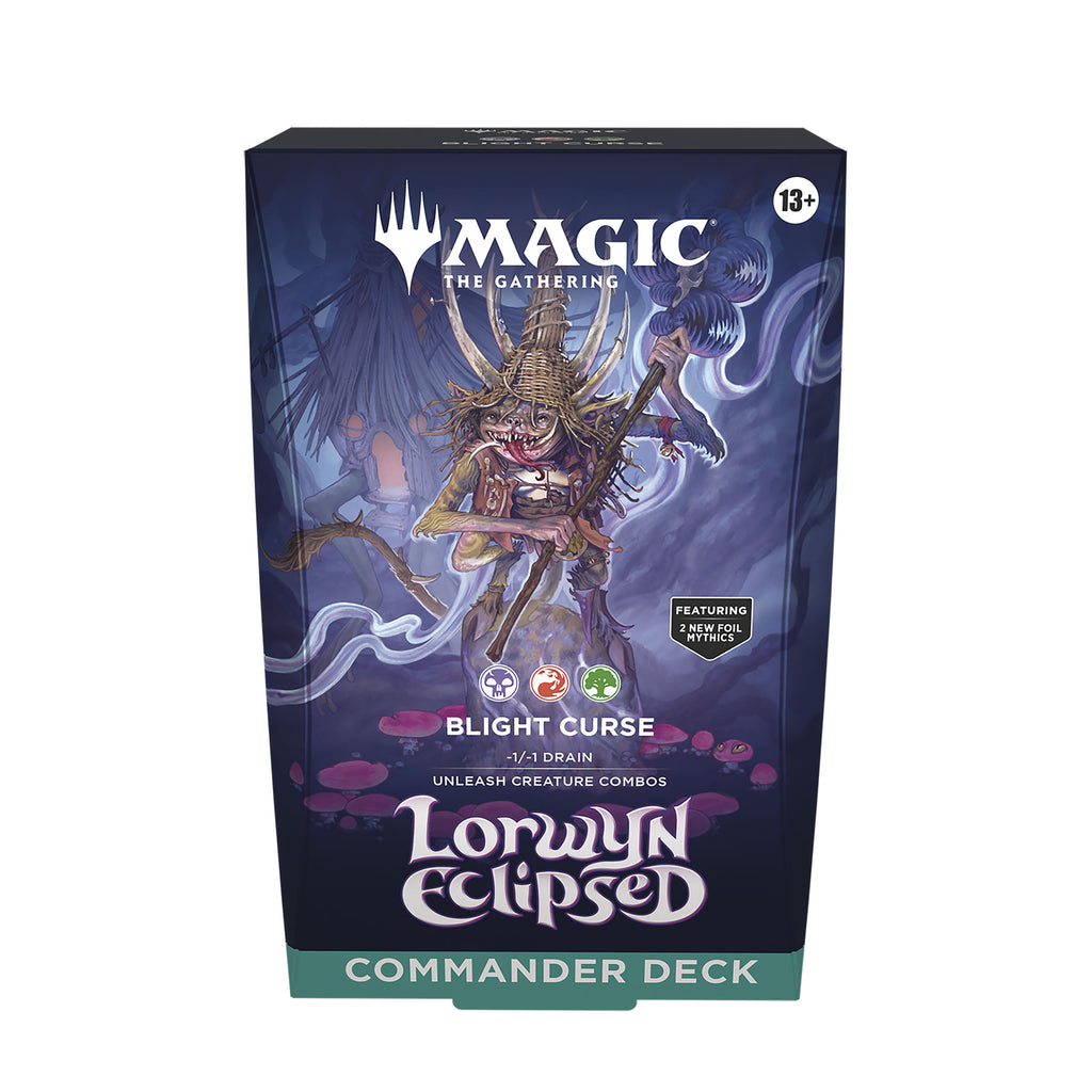 Zdjęcie produktu Magic The Gathering - Lorwyn Eclipsed Blight Curse Talia Commander wersja angielska