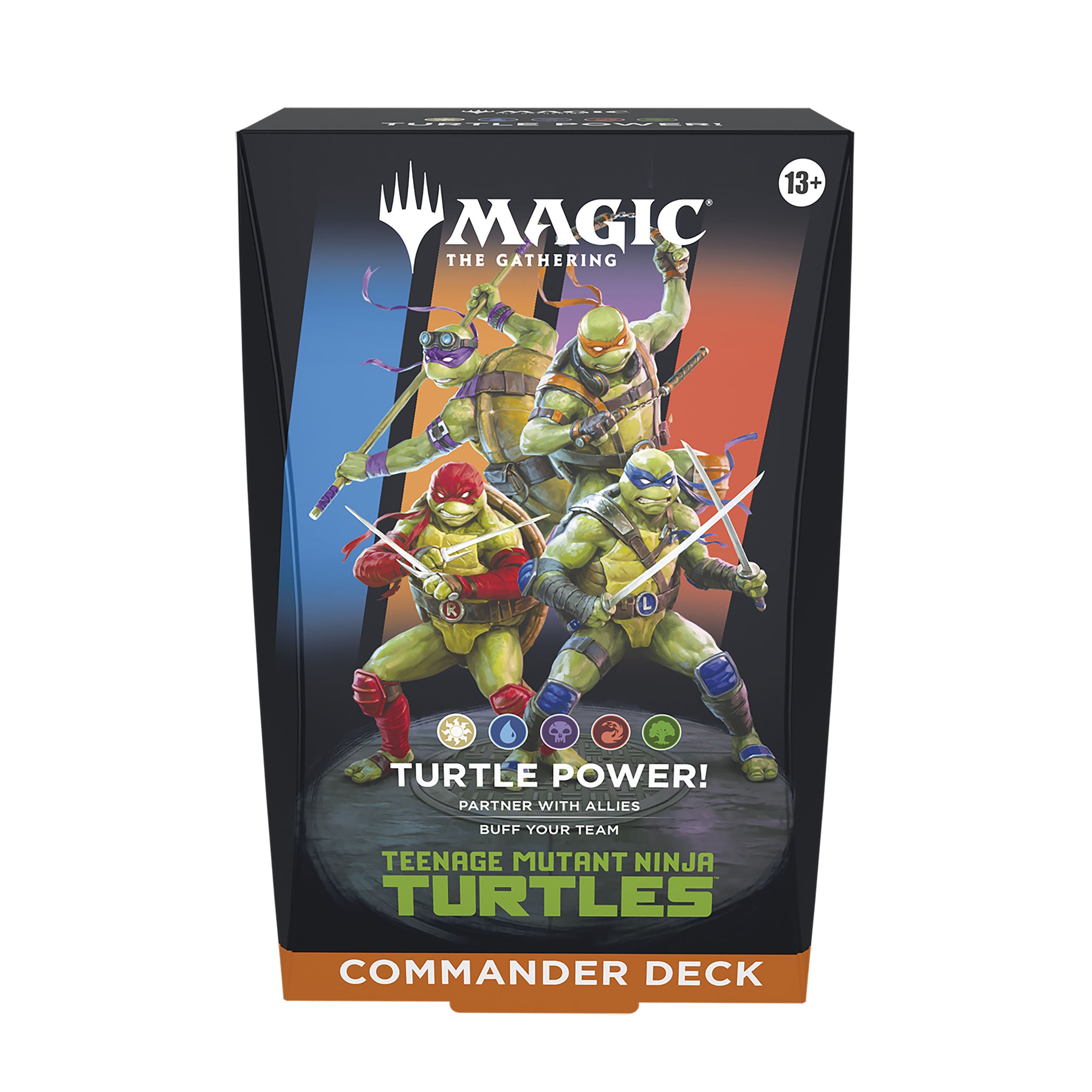 Zdjęcie produktu Teenage Mutant Ninja Turtles - Turtle Power Commander Deck wersja niemiecka - Magic: The Gathering