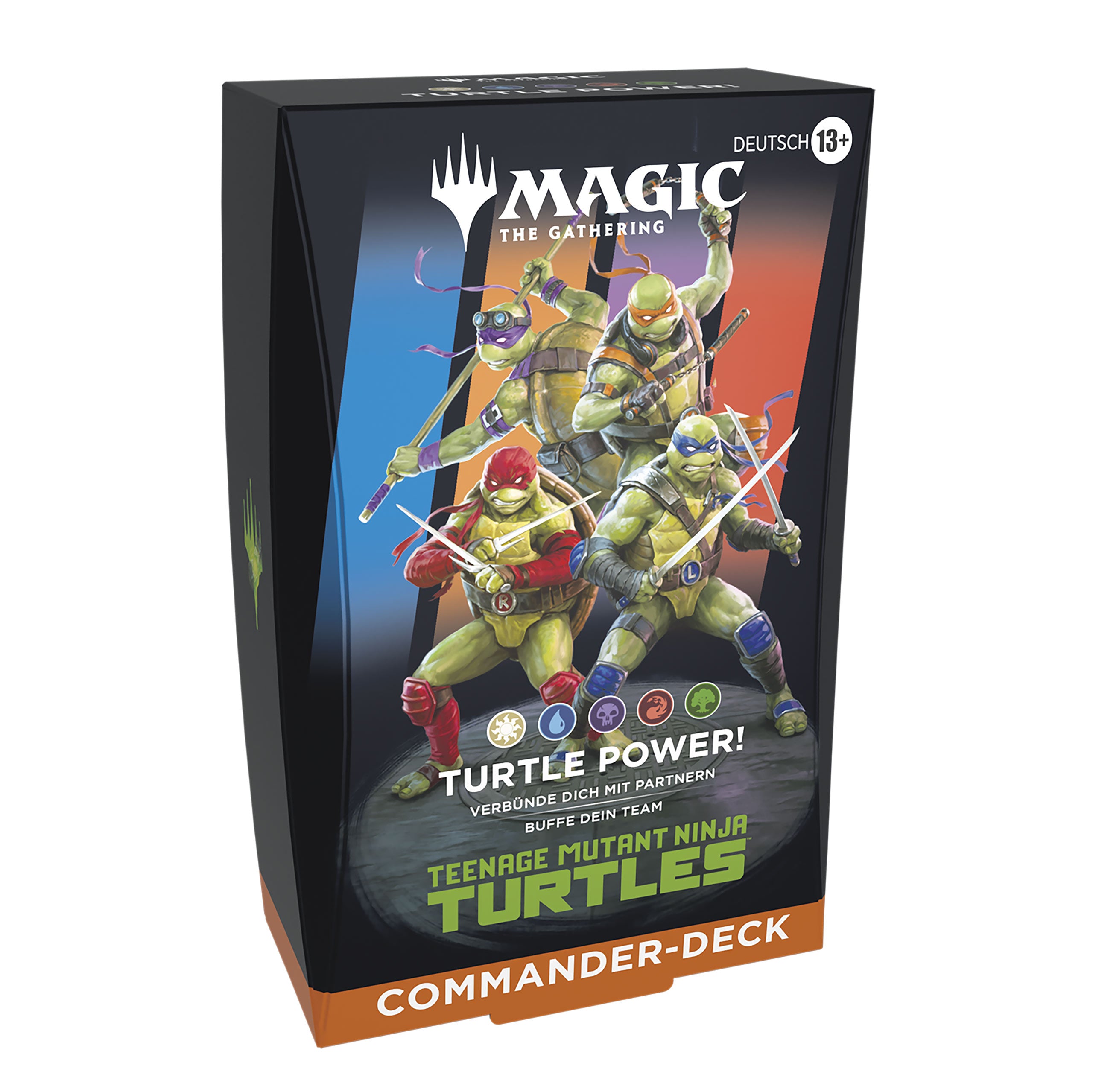 Zdjęcie produktu Teenage Mutant Ninja Turtles - Turtle Power Commander Deck w wersji angielskiej - Magic: The Gathering