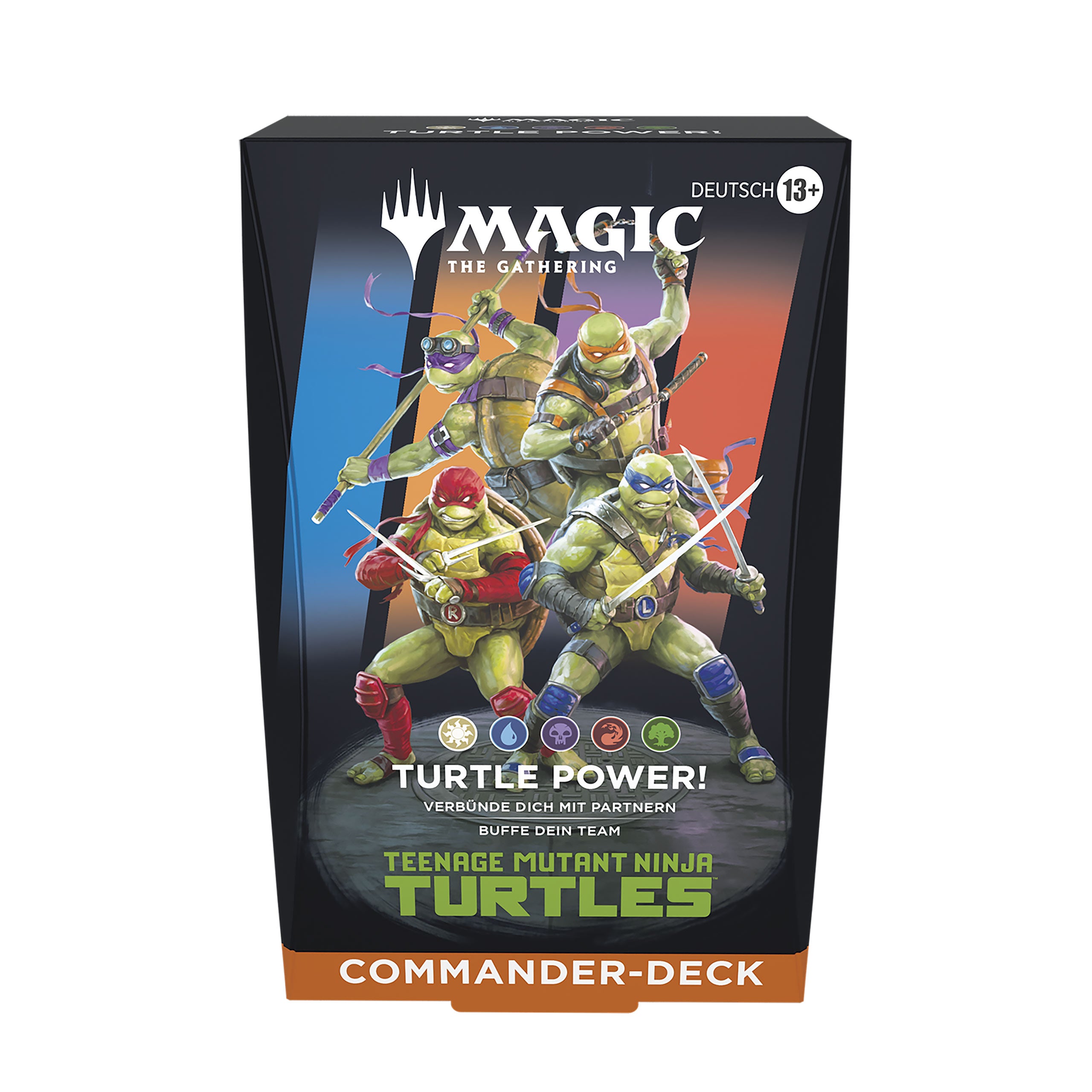 Zdjęcie produktu Teenage Mutant Ninja Turtles - Turtle Power Commander Deck w wersji angielskiej - Magic: The Gathering