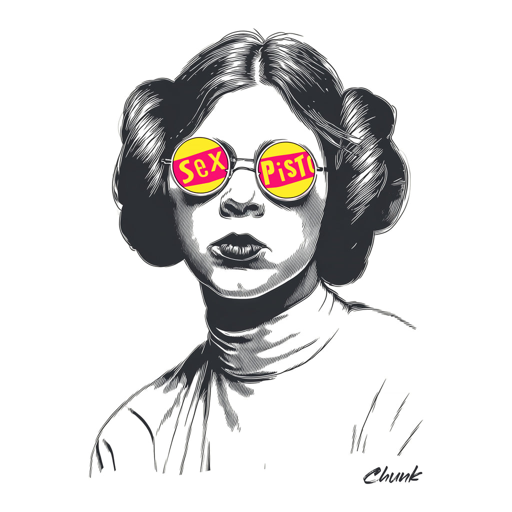 Zdjęcie produktu T-shirt Sex Bomb dla fanów Star Wars biały
