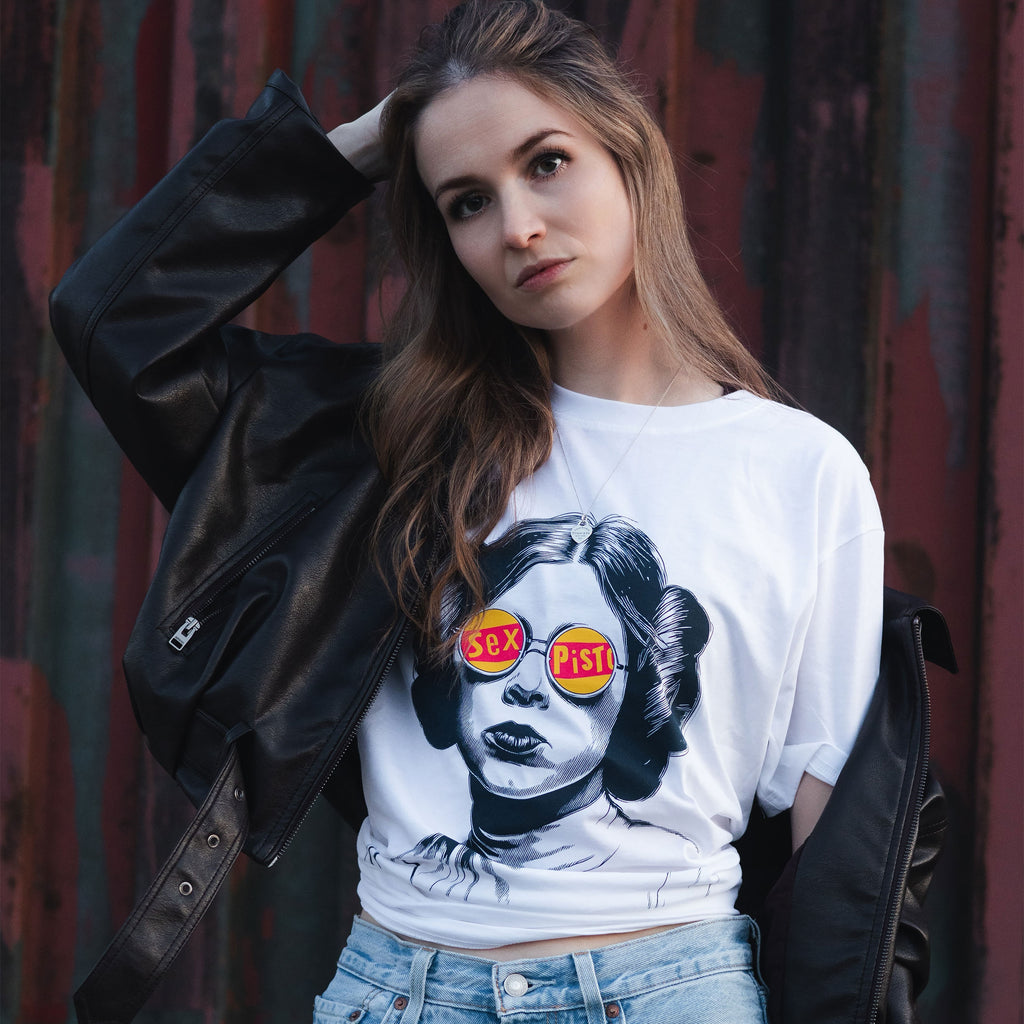 Zdjęcie produktu T-shirt Sex Bomb dla fanów Star Wars biały