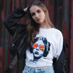 Zdjęcie produktu T-shirt Sex Bomb dla fanów Star Wars biały