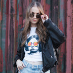 Zdjęcie produktu T-shirt Sex Bomb dla fanów Star Wars biały
