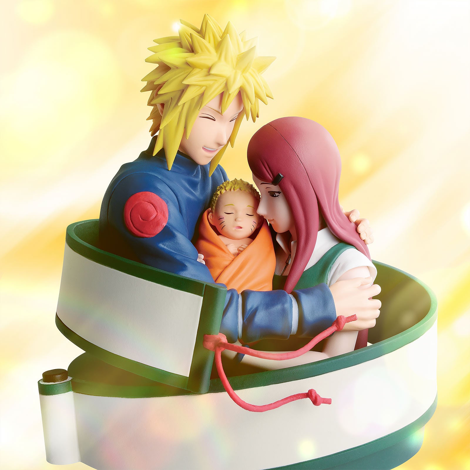 Zdjęcie produktu Naruto 72 Series - Zestaw figurek Minato, Naruto i Kushina
