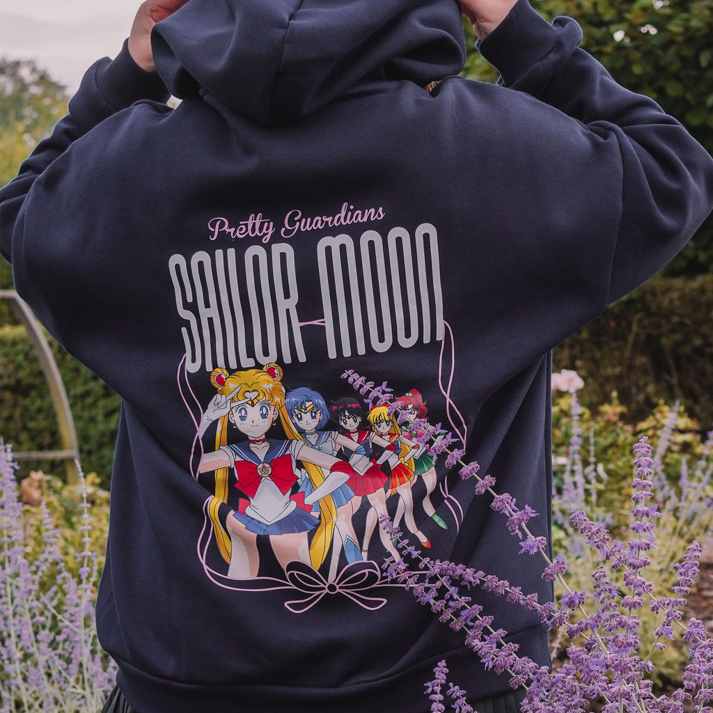 Zdjęcie produktu Sailor Moon - Bluza z kapturem Pretty Guardians niebieska
