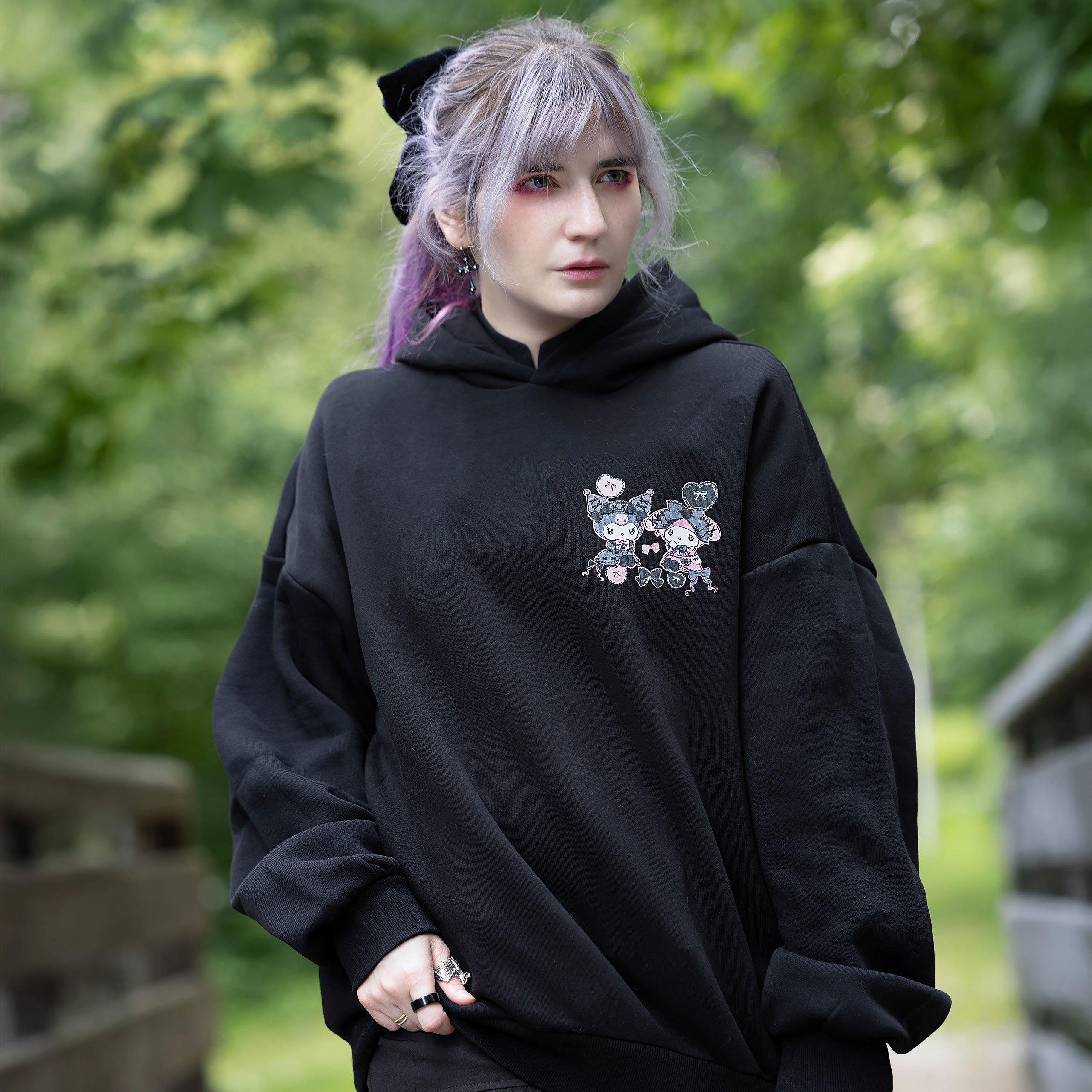 Zdjęcie produktu Hello Kitty - Bluza z kapturem Kuromi i My Melody