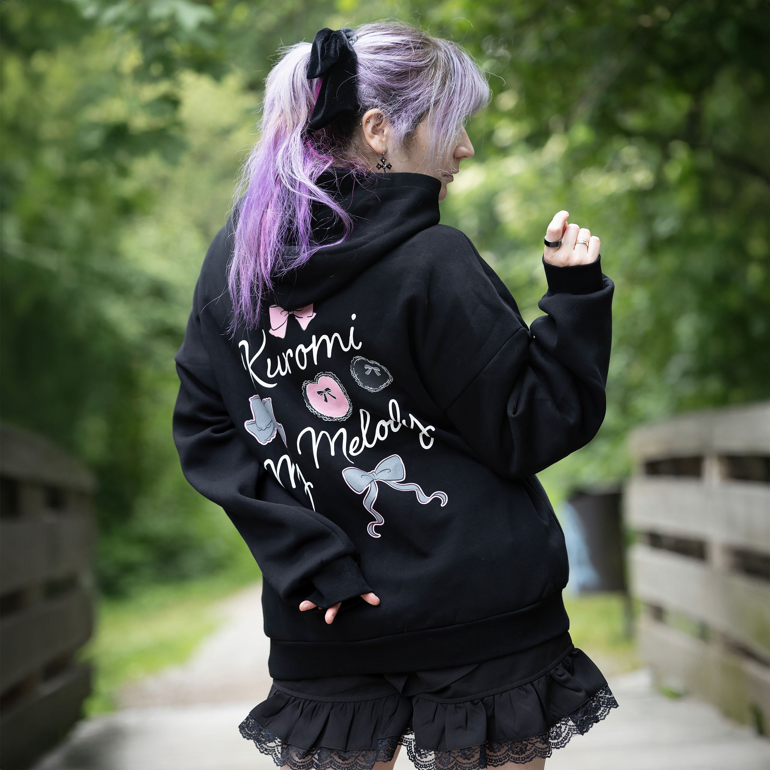 Zdjęcie produktu Hello Kitty - Bluza z kapturem Kuromi i My Melody