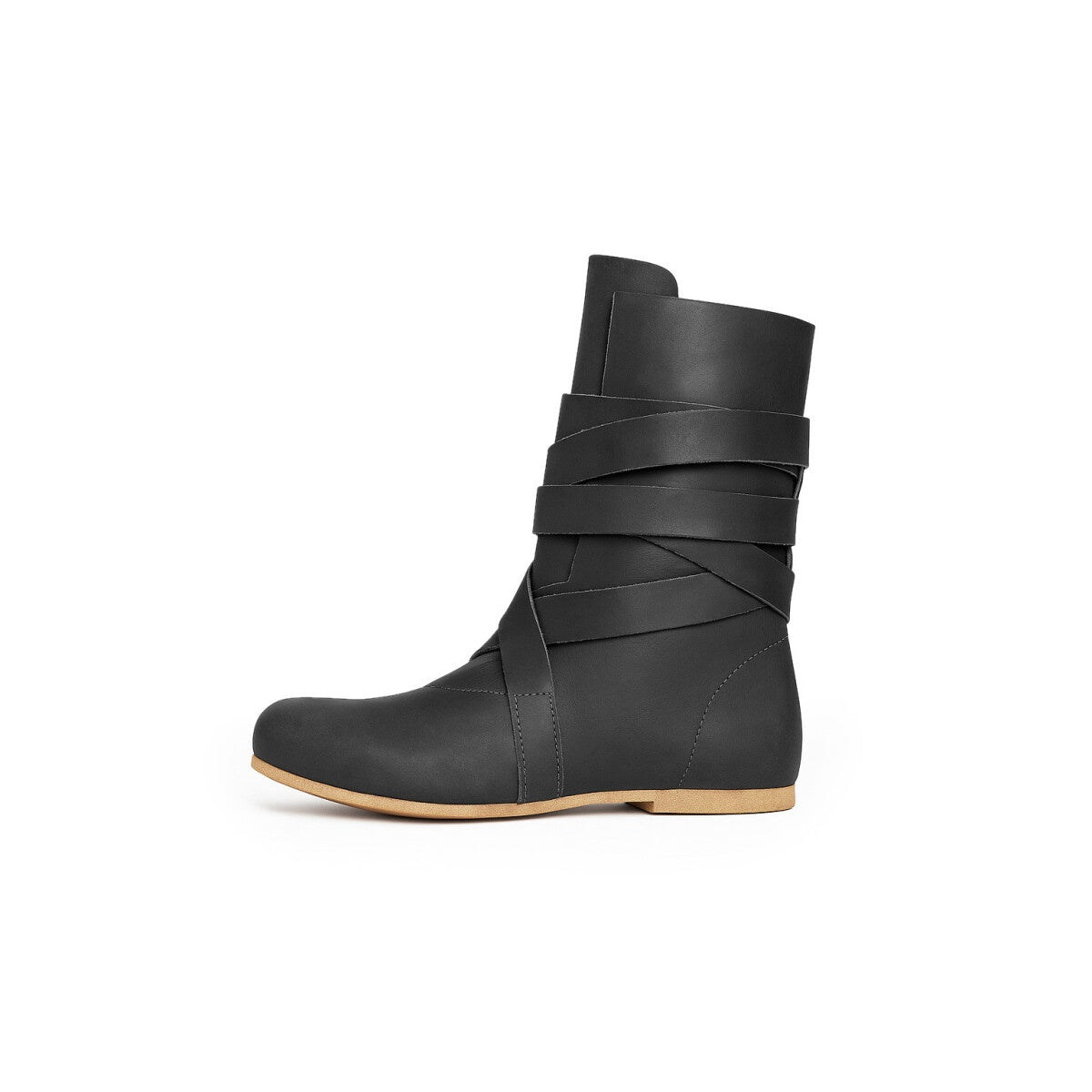 Product image Medieval Haithabu Boots with Leather Sole Sjur black