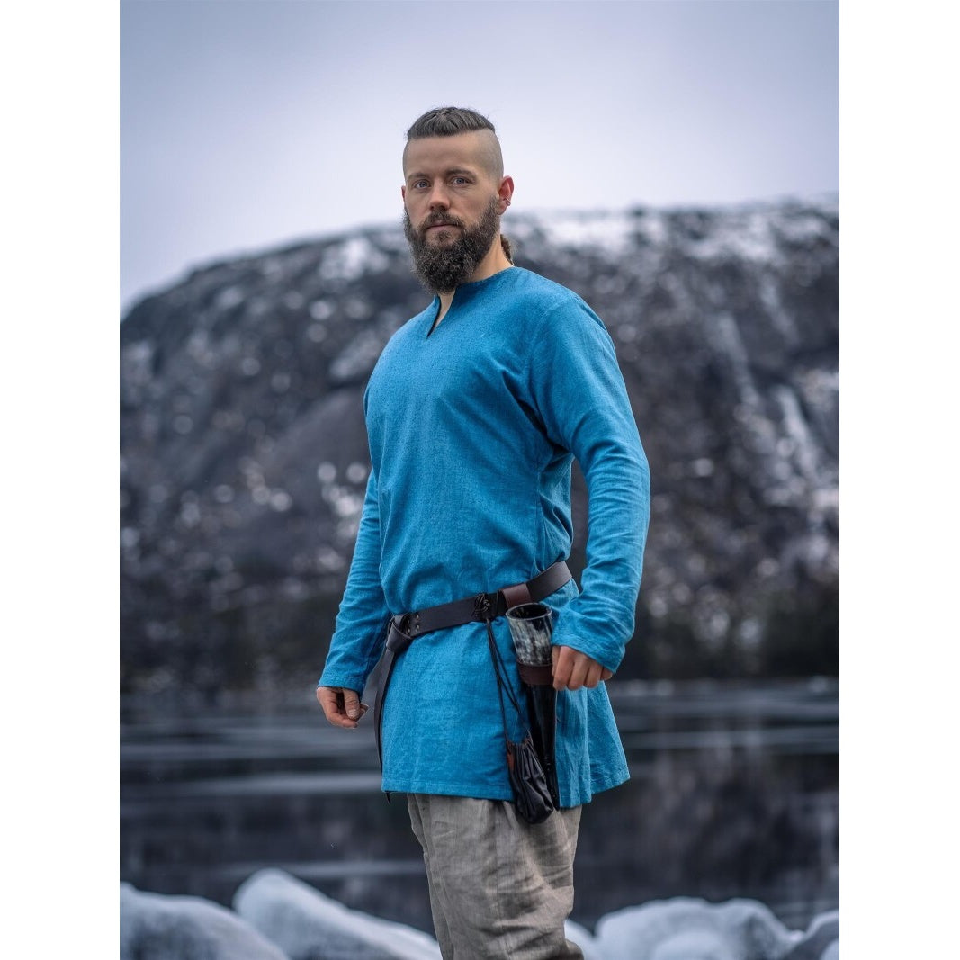 Zdjęcie produktu Średniowieczna tunika Ragnar niebieska