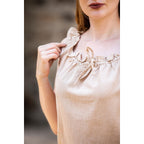 Product image Medieval Summer Blouse Adele sleeveless beige