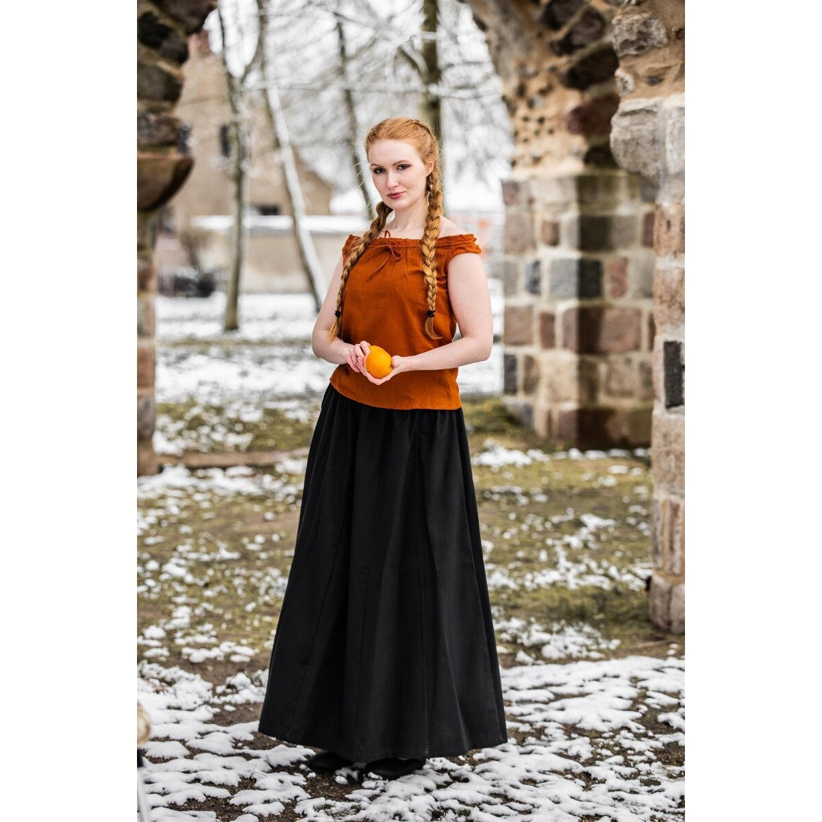 Product image Medieval Summer Blouse Adele Sleeveless Red