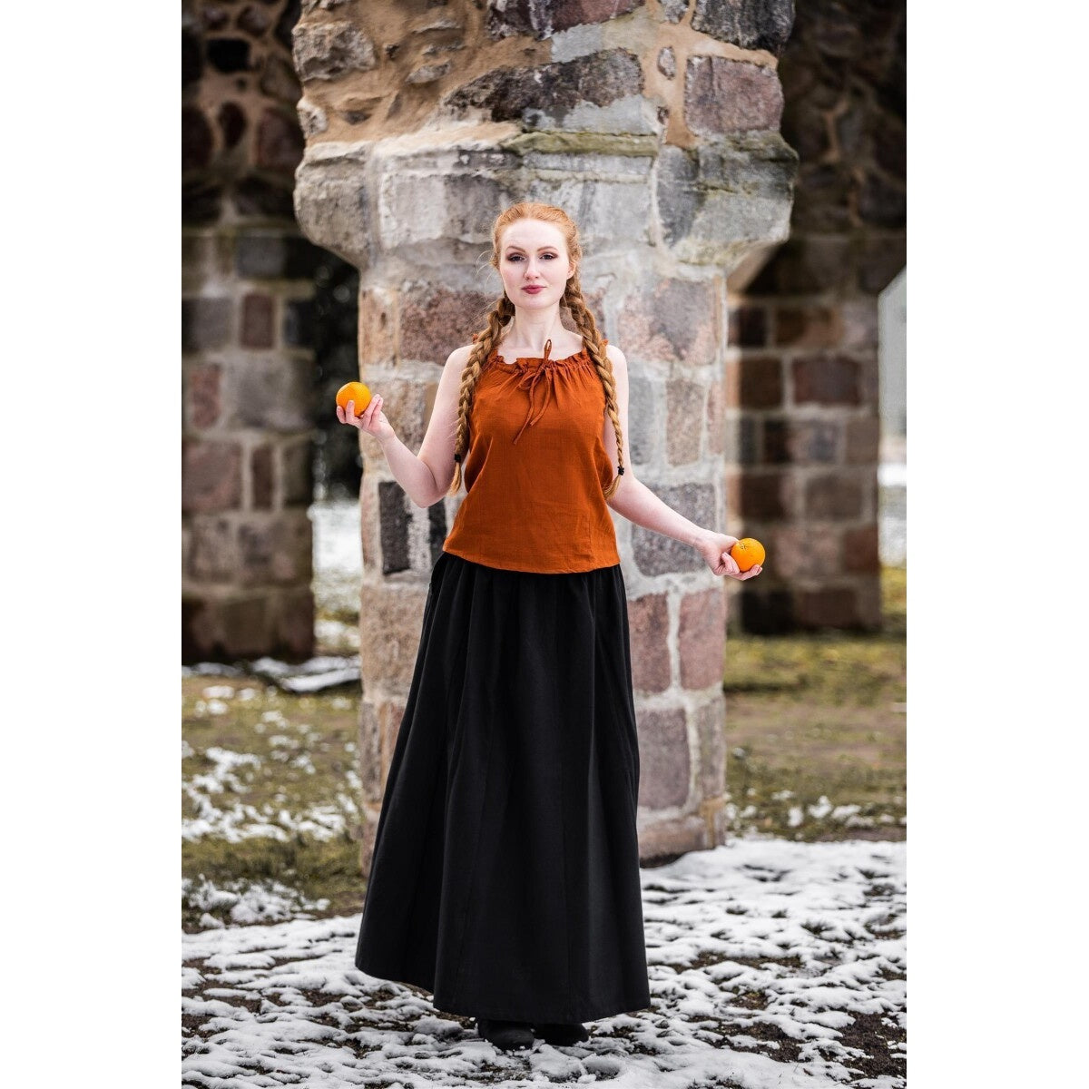 Product image Medieval Summer Blouse Adele Sleeveless Red