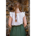 Product image Medieval Summer Blouse Lotte with Ruffles White