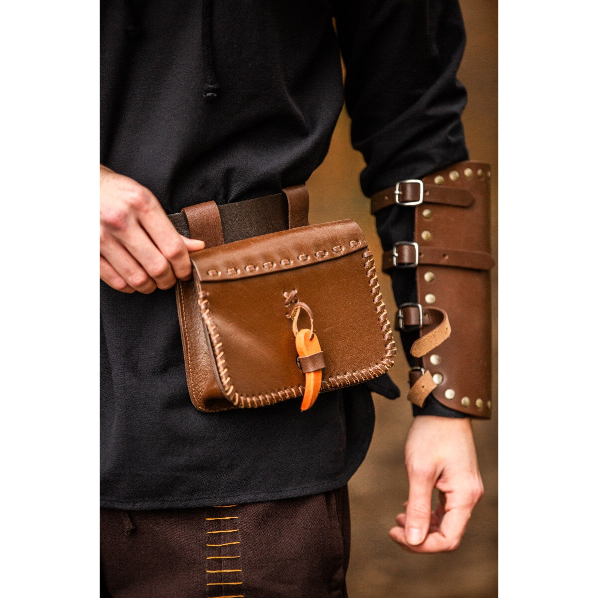 Product image Medieval Leather Belt Pouch Volmar