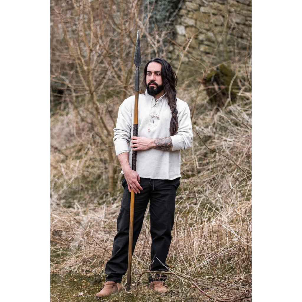 Product image Medieval Cotton Shirt Ingolf handwoven grey