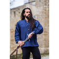 Product image Medieval Lace-Up Shirt with Eyelets Adrian blue