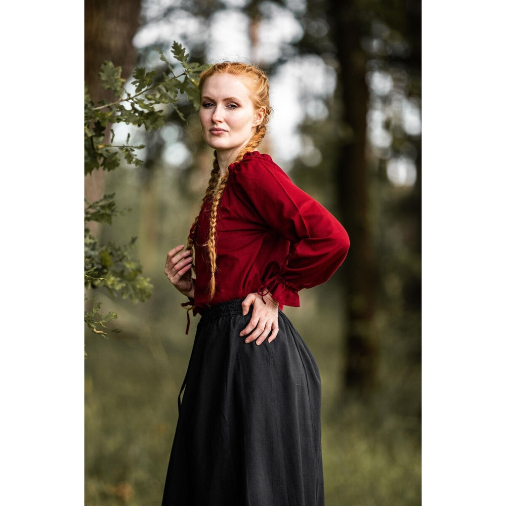 Zdjęcie produktu Bluzka średniowieczna Edith czerwona