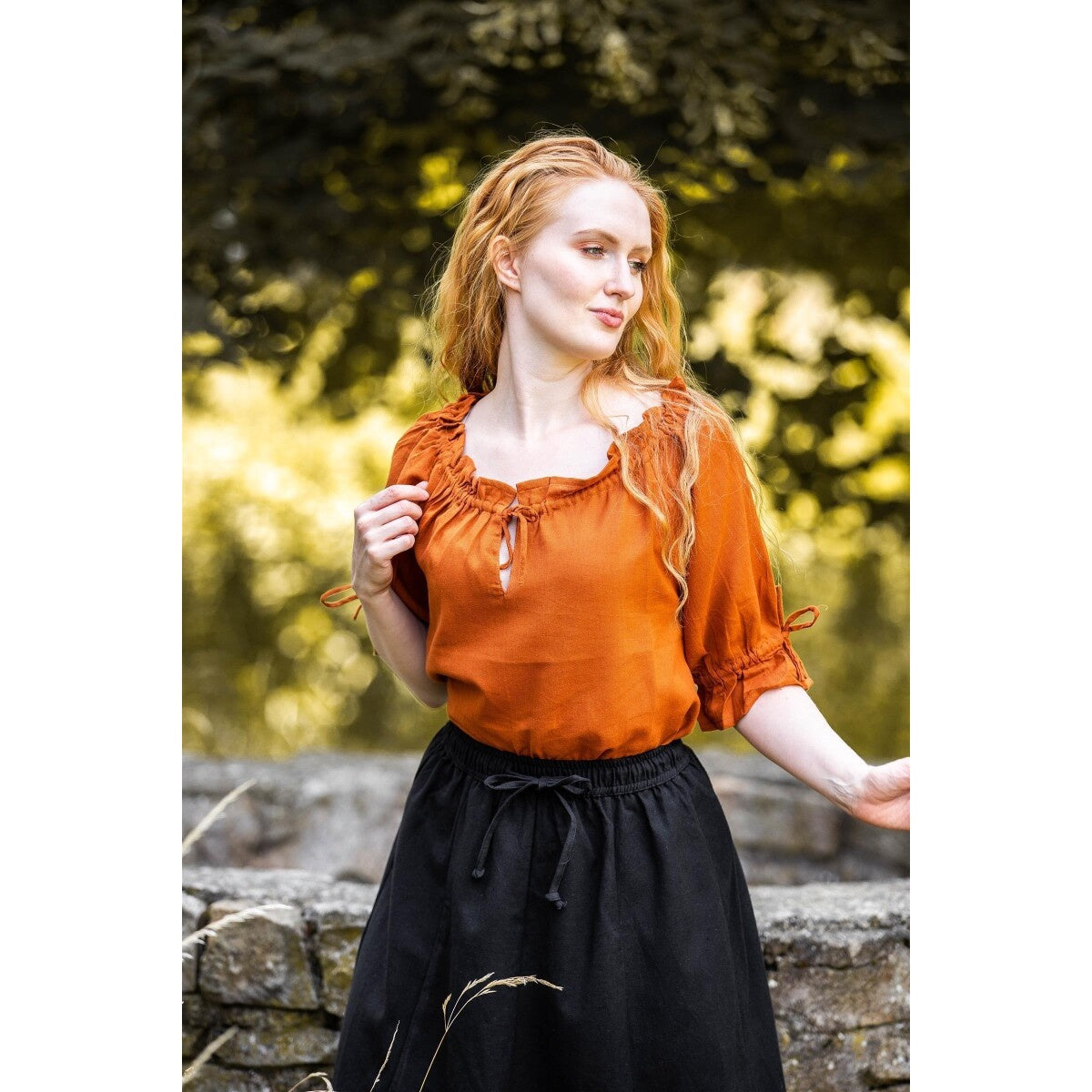 Product image Medieval Blouse Short Sleeve Vera brown
