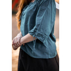 Product image Medieval Short-Sleeve Blouse Vera blue