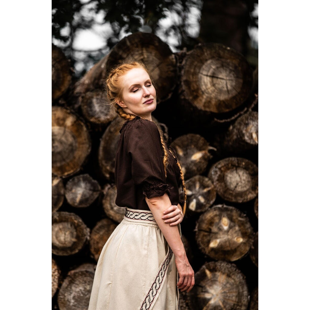 Product image Medieval Blouse Short Sleeve Vera dark brown