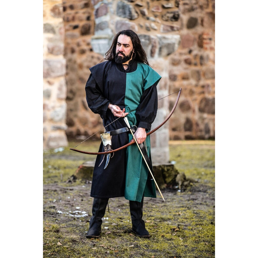 Zdjęcie produktu Średniowieczny tabard Frederick czarno-zielony