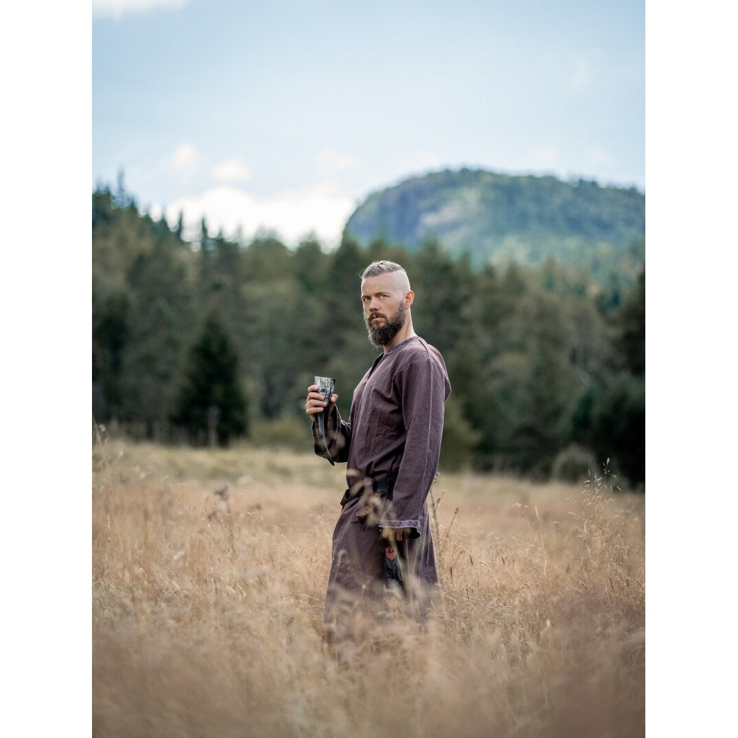 Product image Medieval Tunic with Trim Halvor dark brown