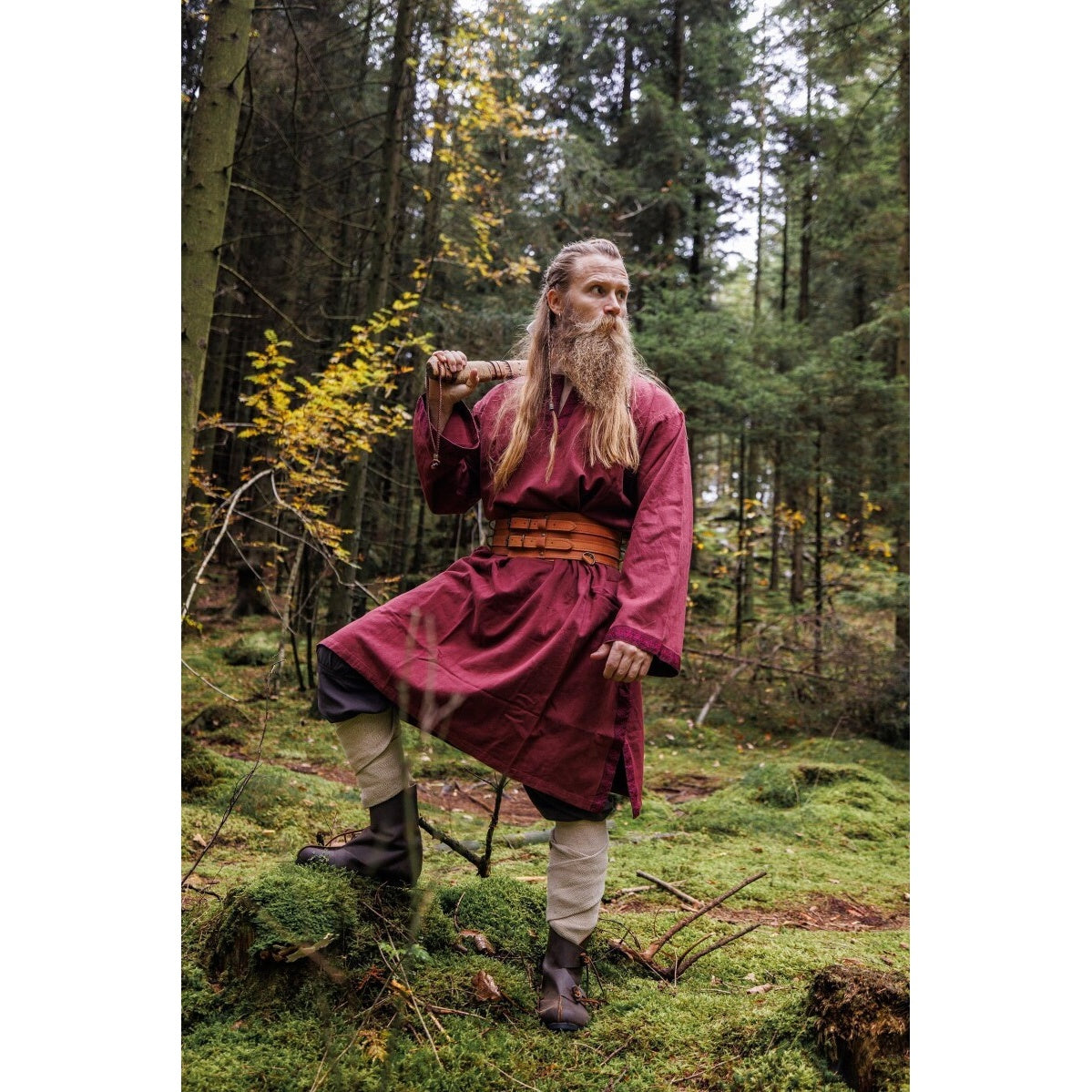Product image Medieval Tunic with Trim Halvor red
