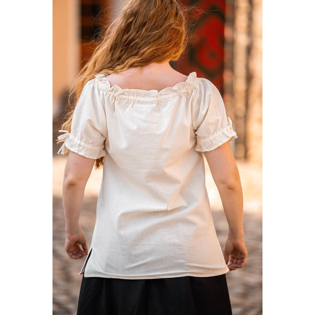 Product image Medieval Short-Sleeve Blouse Otilia beige