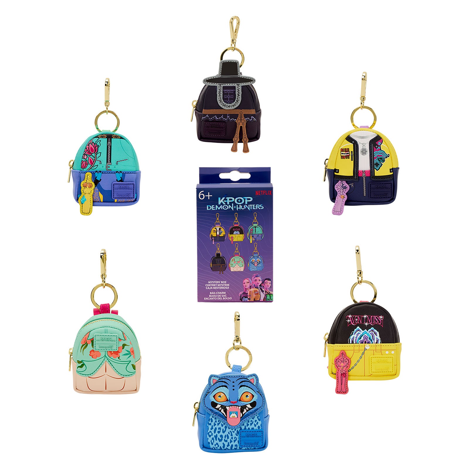 Zdjęcie produktu KPop Demon Hunters – Mystery brelok mini plecak Funko Loungefly