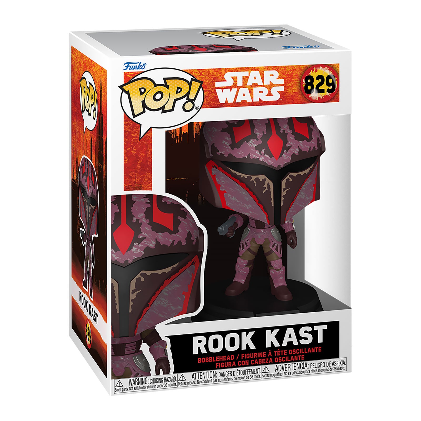 Zdjęcie produktu Darth Maul: figurka Funko Pop Rook Kast z kiwaną główką - Star Wars