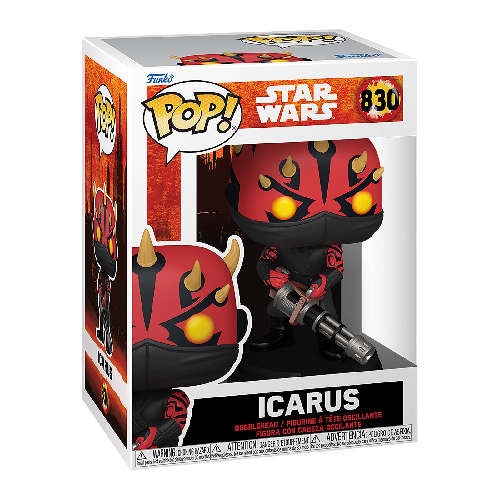Zdjęcie produktu Darth Maul: Icarus figurka Funko Pop z kiwaną główką - Star Wars