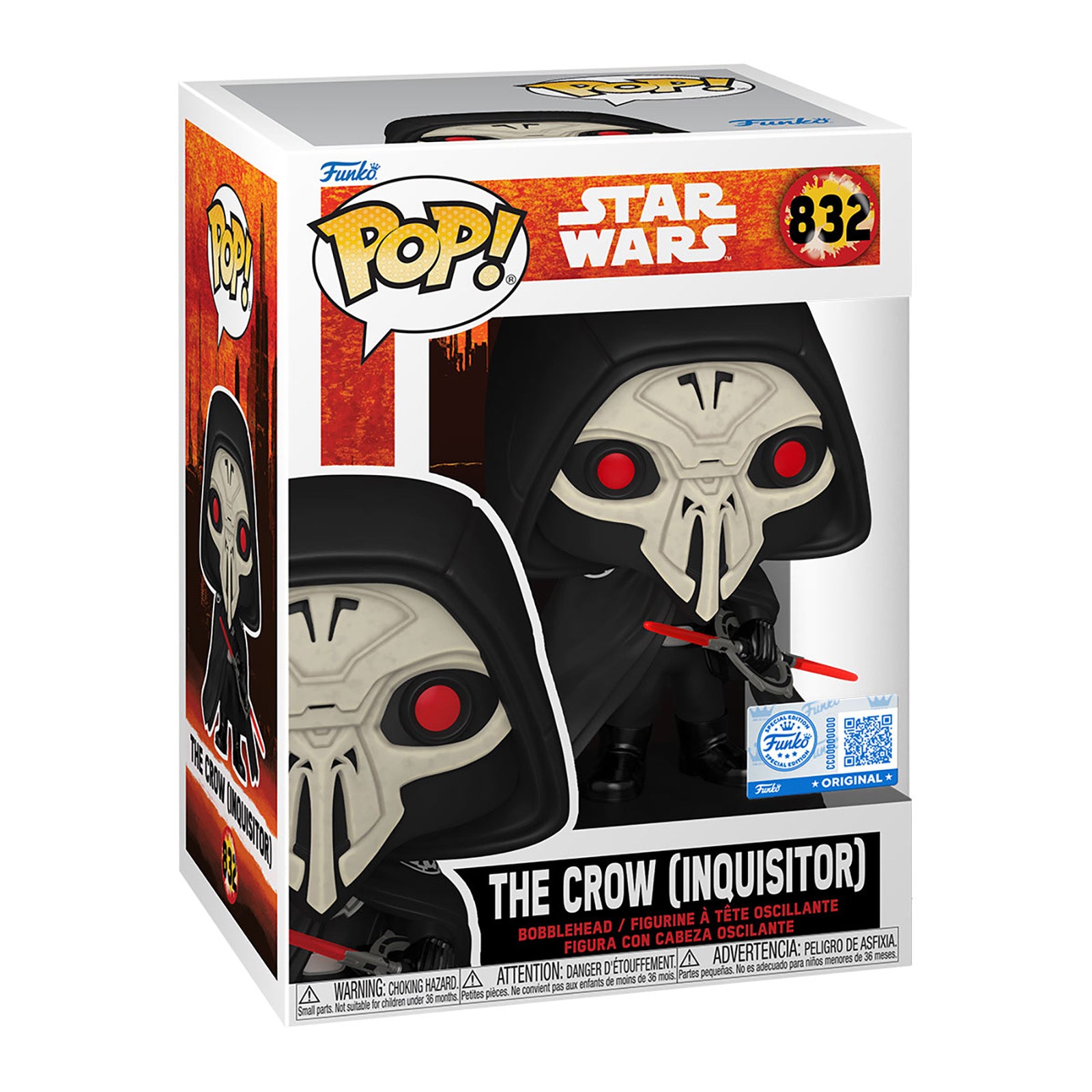 Zdjęcie produktu Darth Maul: Shadow Lord The Crow figurka Funko Pop z kiwaną główką - Star Wars