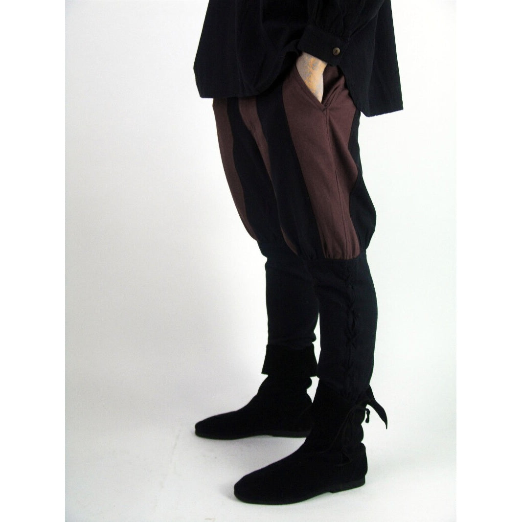 Product image Medieval Trousers Magnus with Leg Lacing black-brown