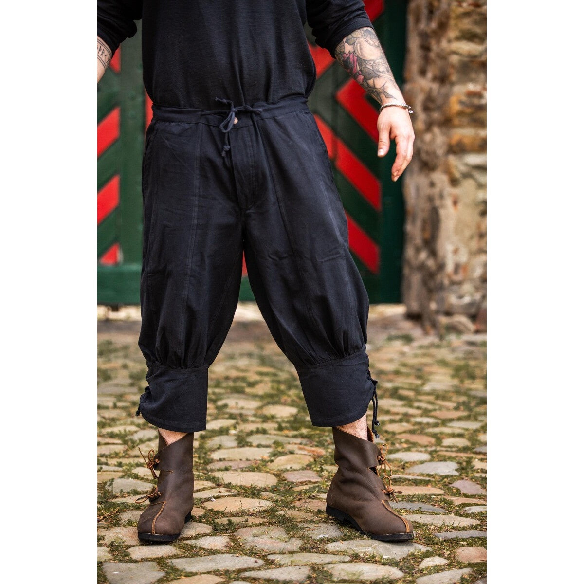 Product image Medieval Knee Breeches Laurence with Lower Leg Lacing black