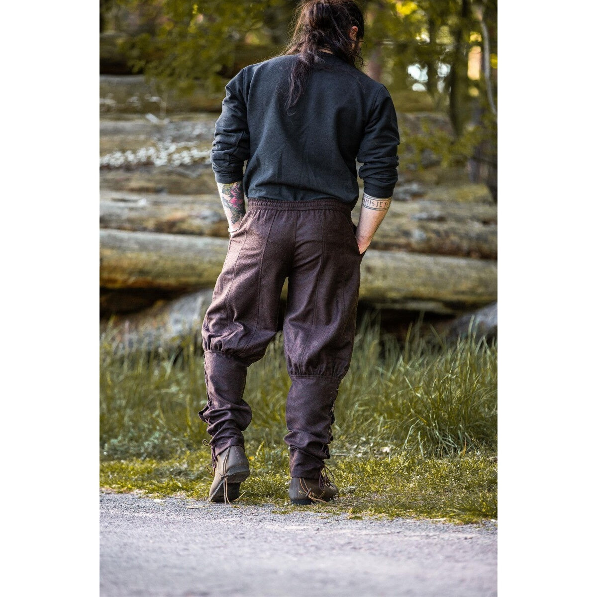 Product image Medieval Woolen Trousers Jorgen brown