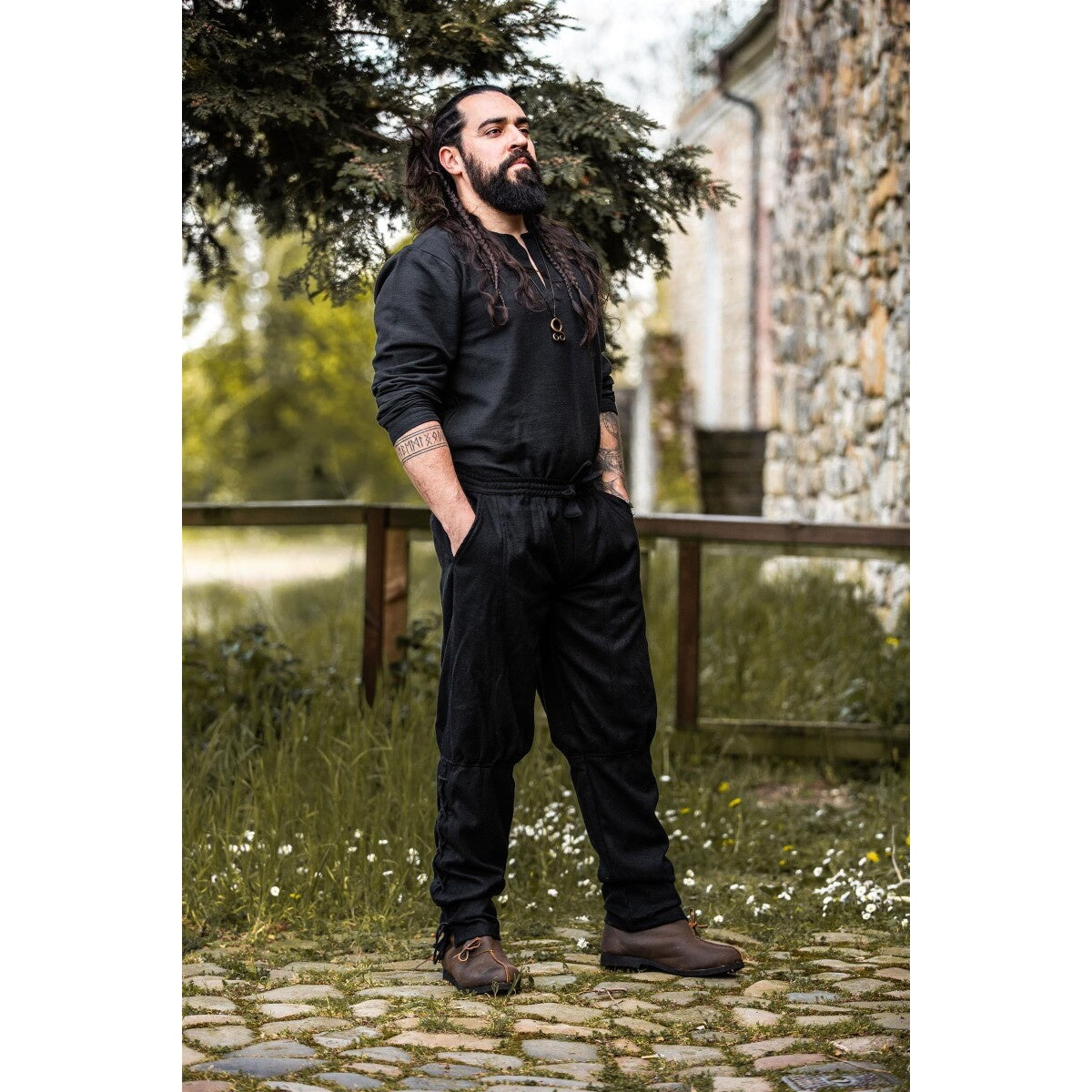 Product image Medieval Woolen Trousers Jorgen black