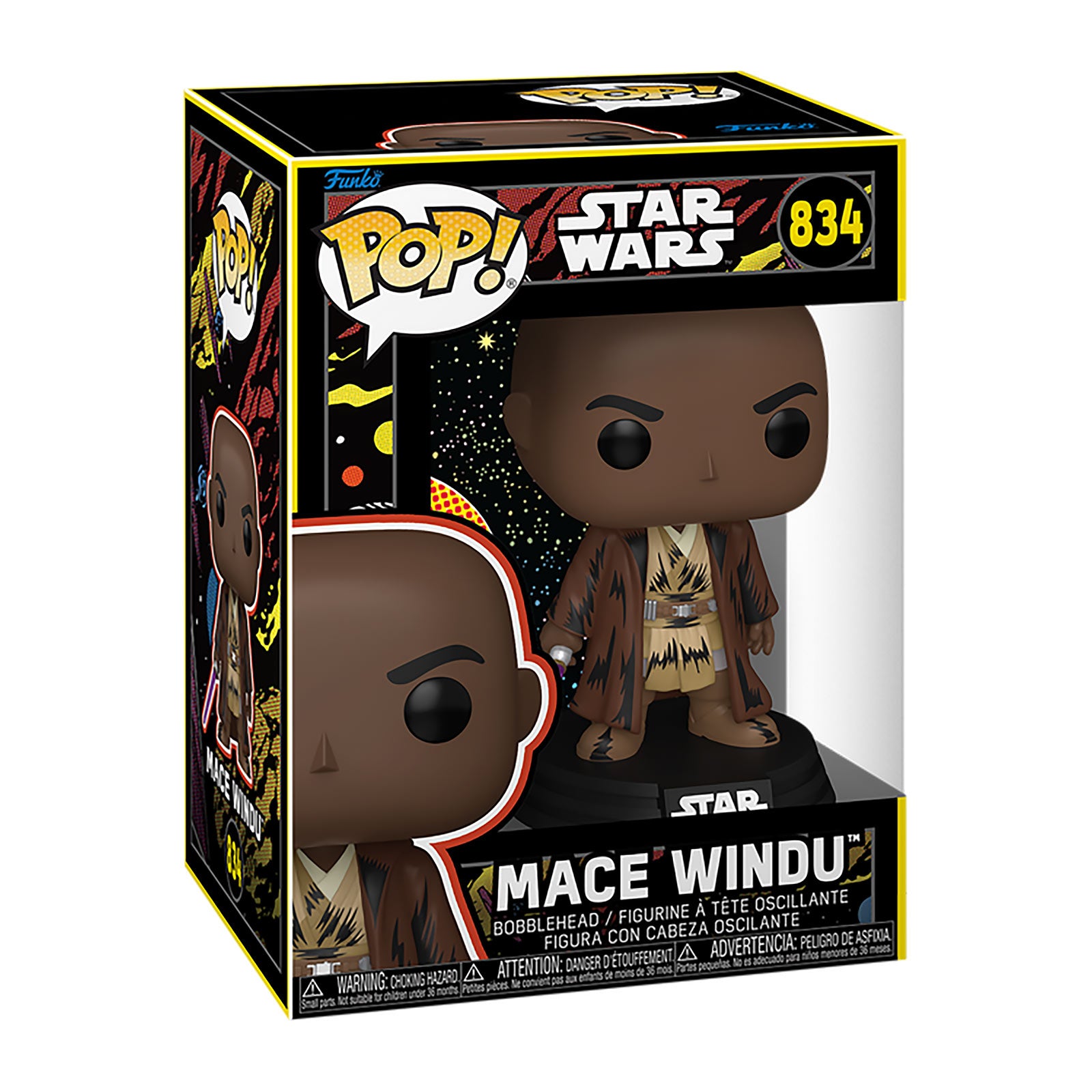 Product image Star Wars - Mace Windu Retro Funko Pop Bobble-Head Figure
