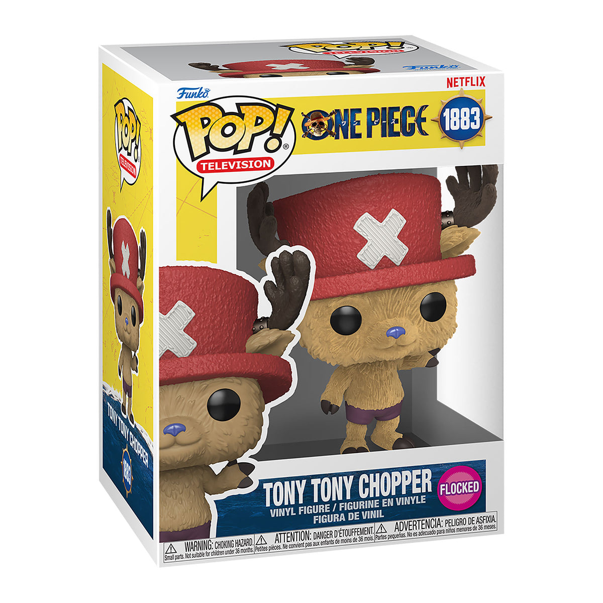 Zdjęcie produktu One Piece Netflix - Chopper (Flocked) figurka Funko Pop
