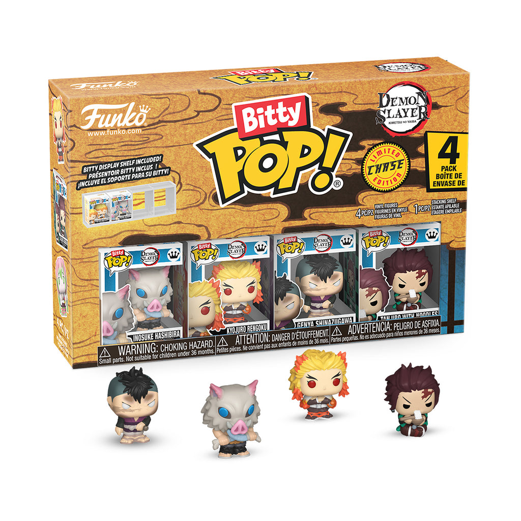 Zdjęcie produktu Demon Slayer - Zestaw 4 figurek Funko Bitty Pop Seria 3
