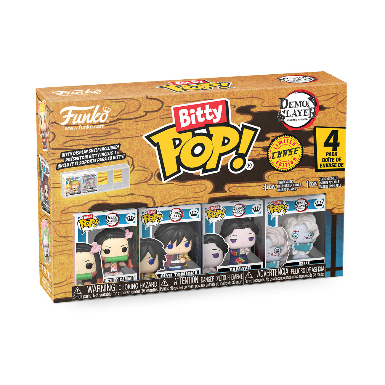 Zdjęcie produktu Demon Slayer - Zestaw 4 figurek Funko Bitty Pop Seria 2