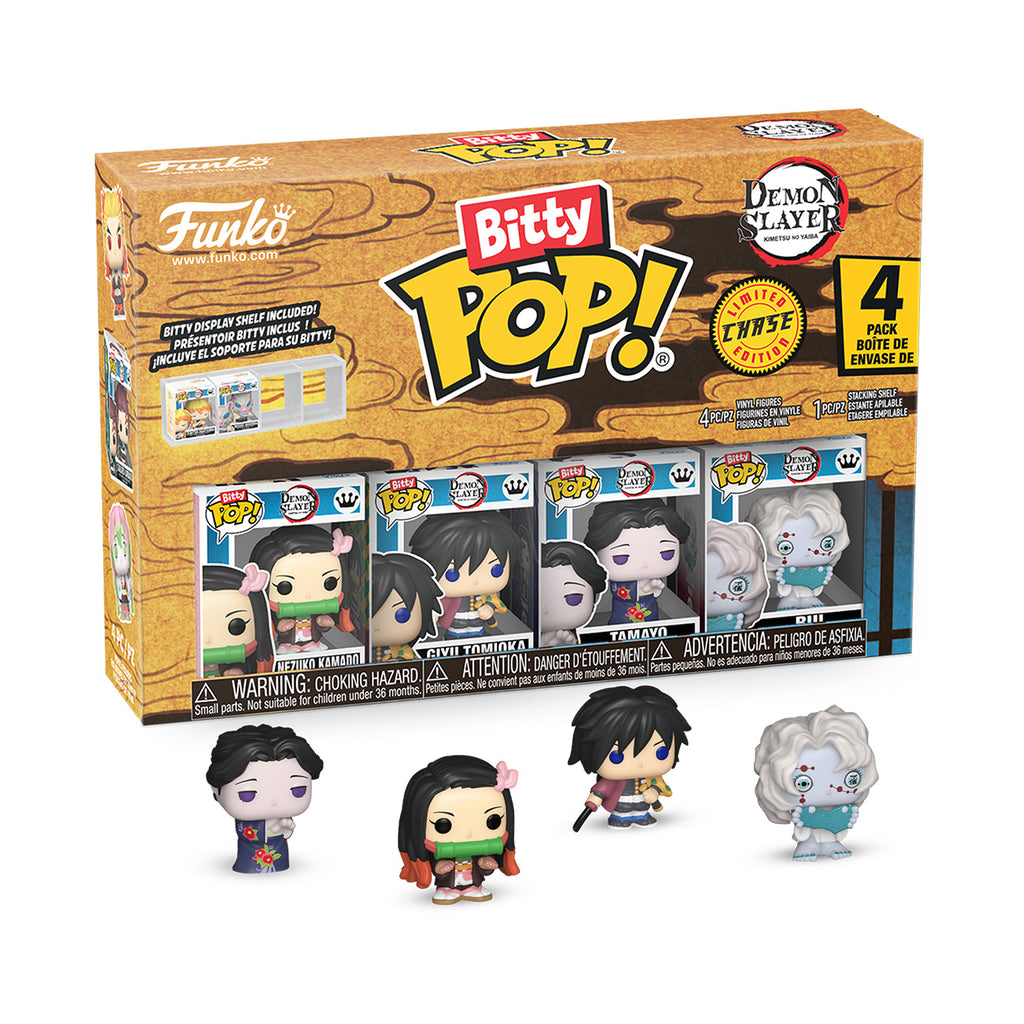 Zdjęcie produktu Demon Slayer - Zestaw 4 figurek Funko Bitty Pop Seria 2