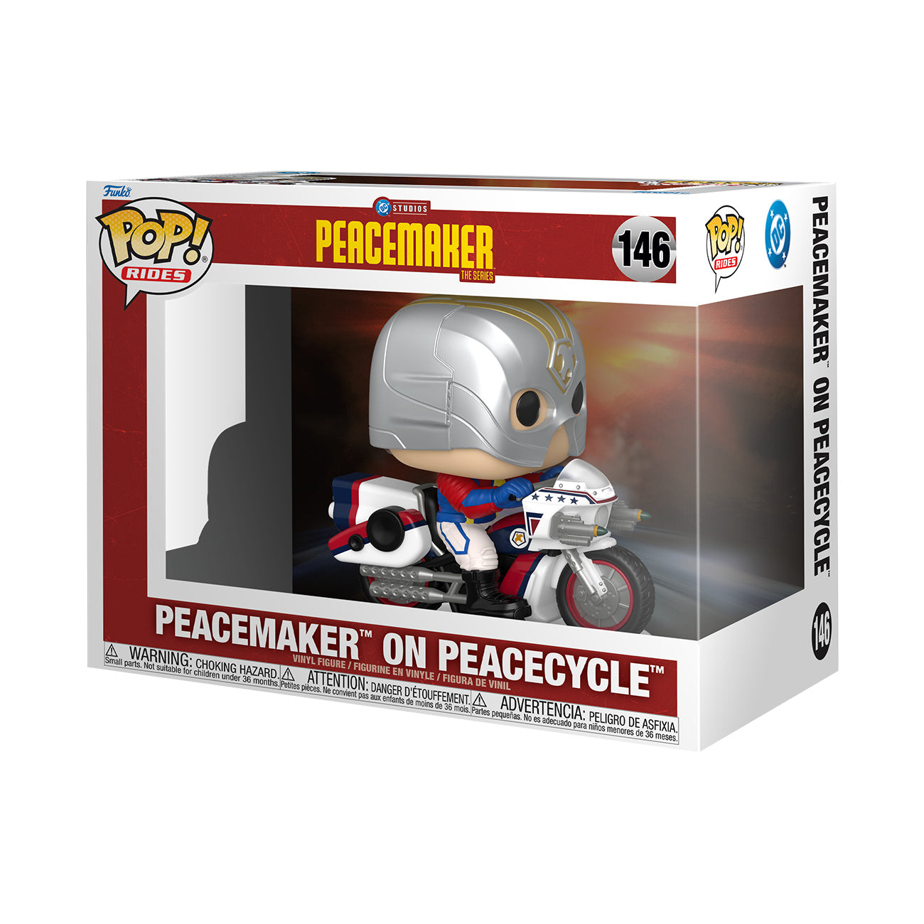 Zdjęcie produktu Peacemaker z Peacecycle figurka Funko Pop - DC Comics